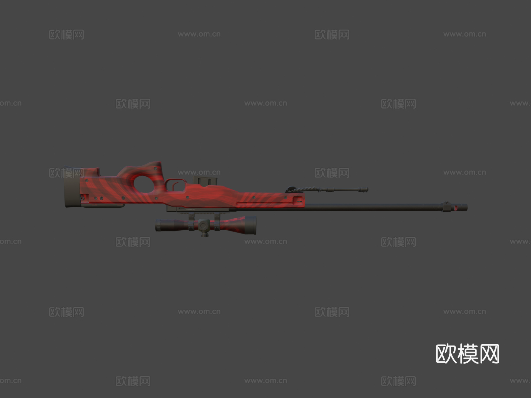 AWP血猎犬3d模型下载（渲染图7）