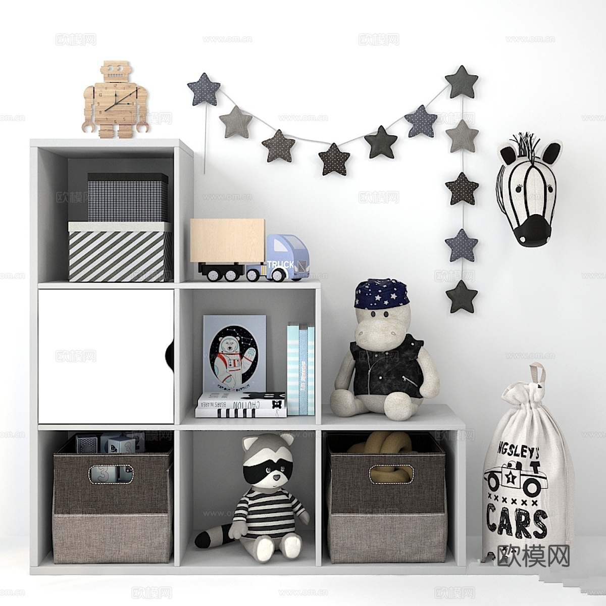 儿童家具及配件 473d模型下载