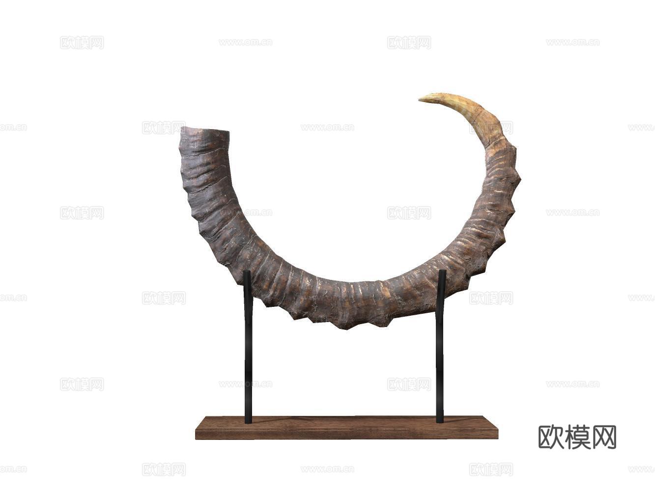 雕塑摆件su模型