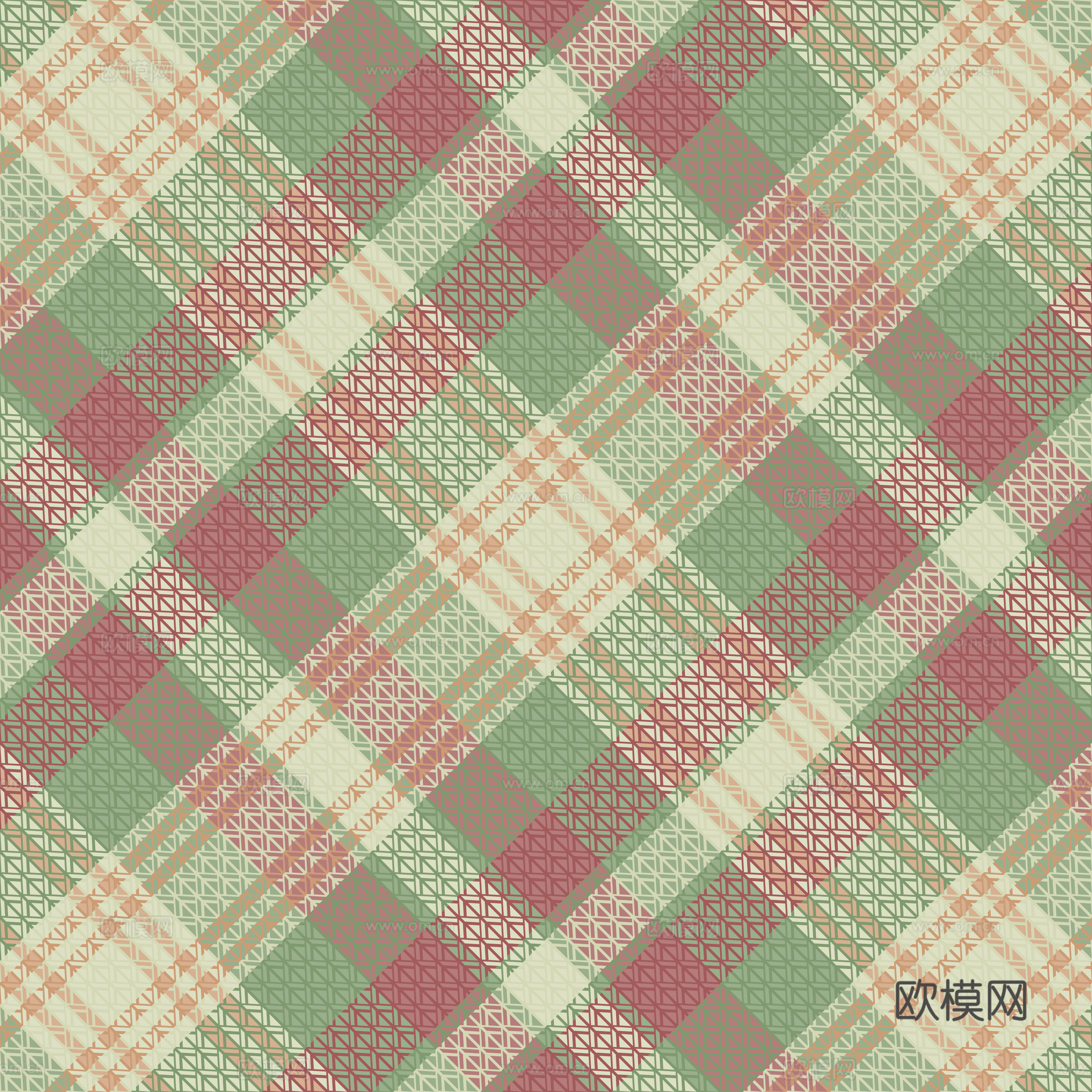 现代简约文艺网格壁纸