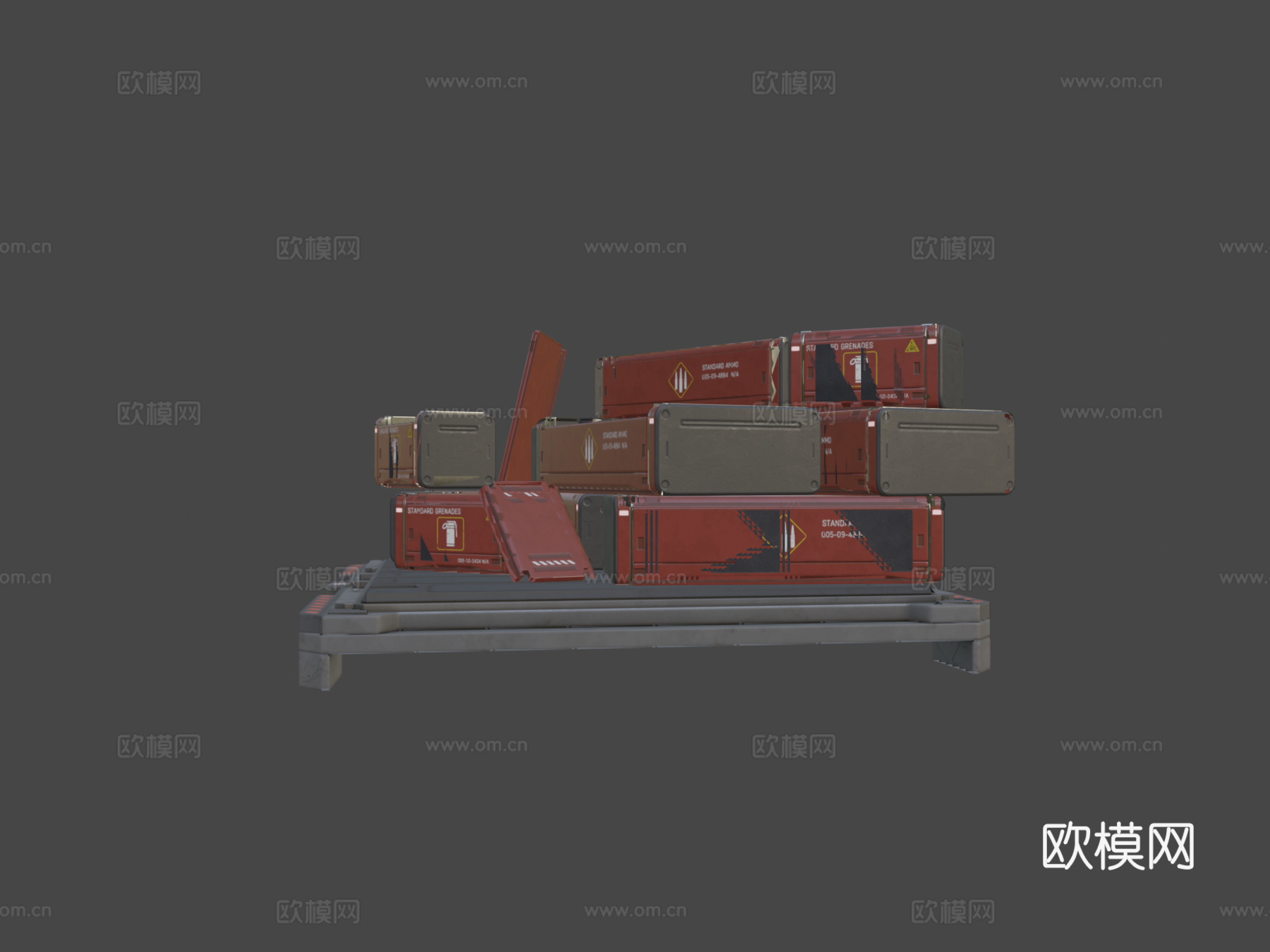 星际公民弹药箱3d模型3d模型下载（渲染图6）