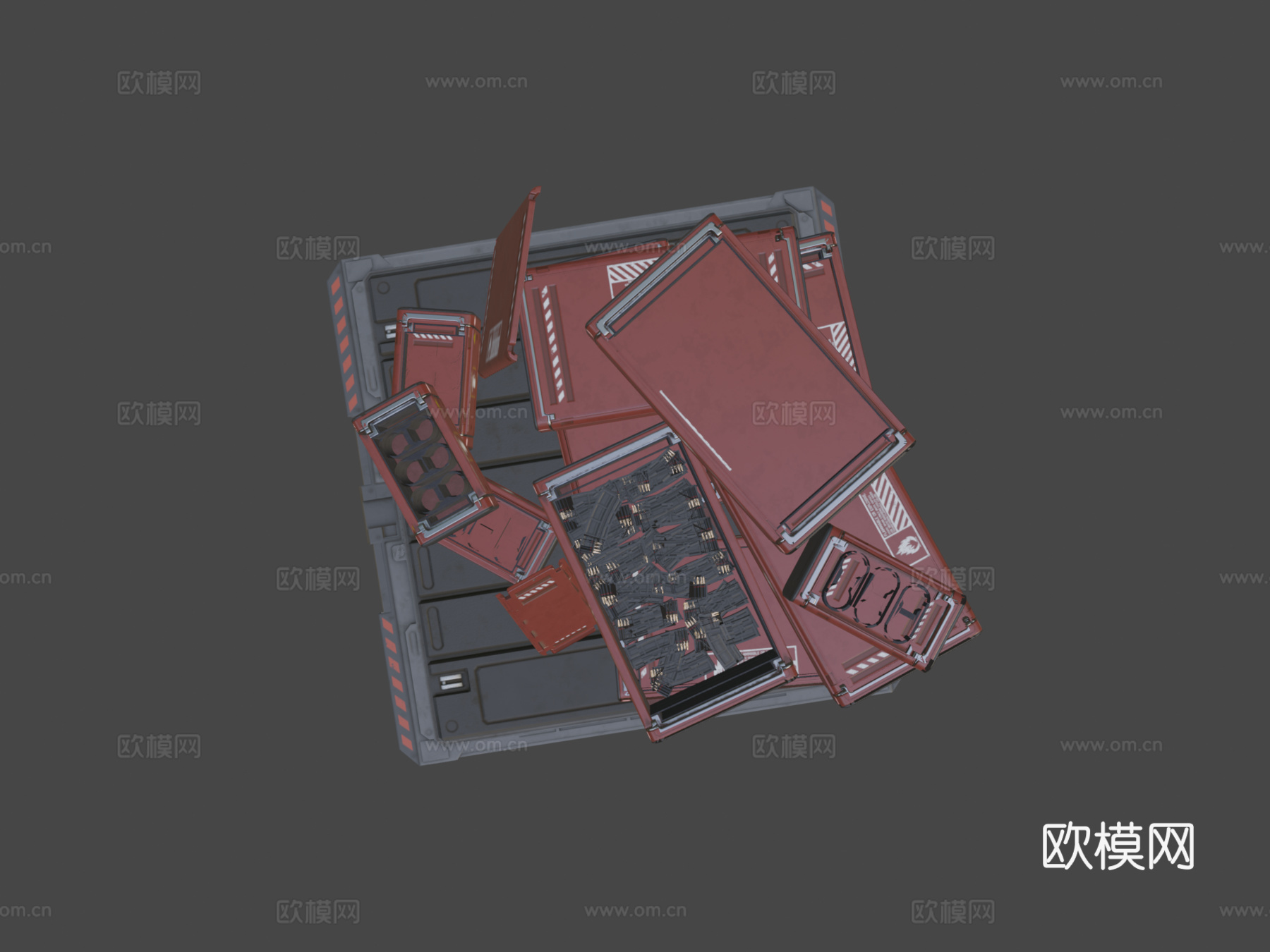 星际公民弹药箱3d模型3d模型下载（渲染图8）