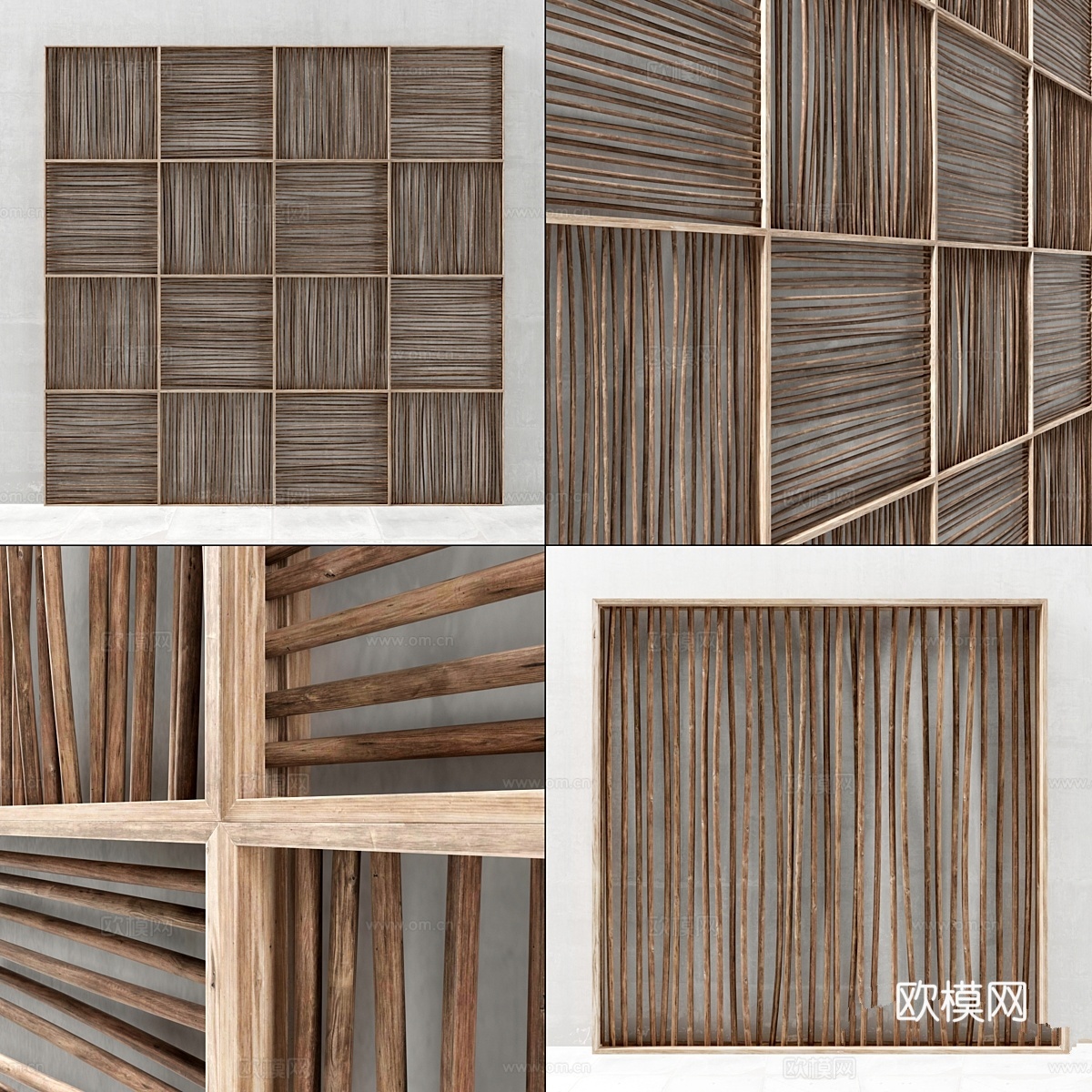 Branch装饰框架3d模型下载