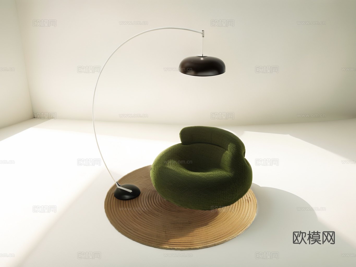 沙发茶几su模型