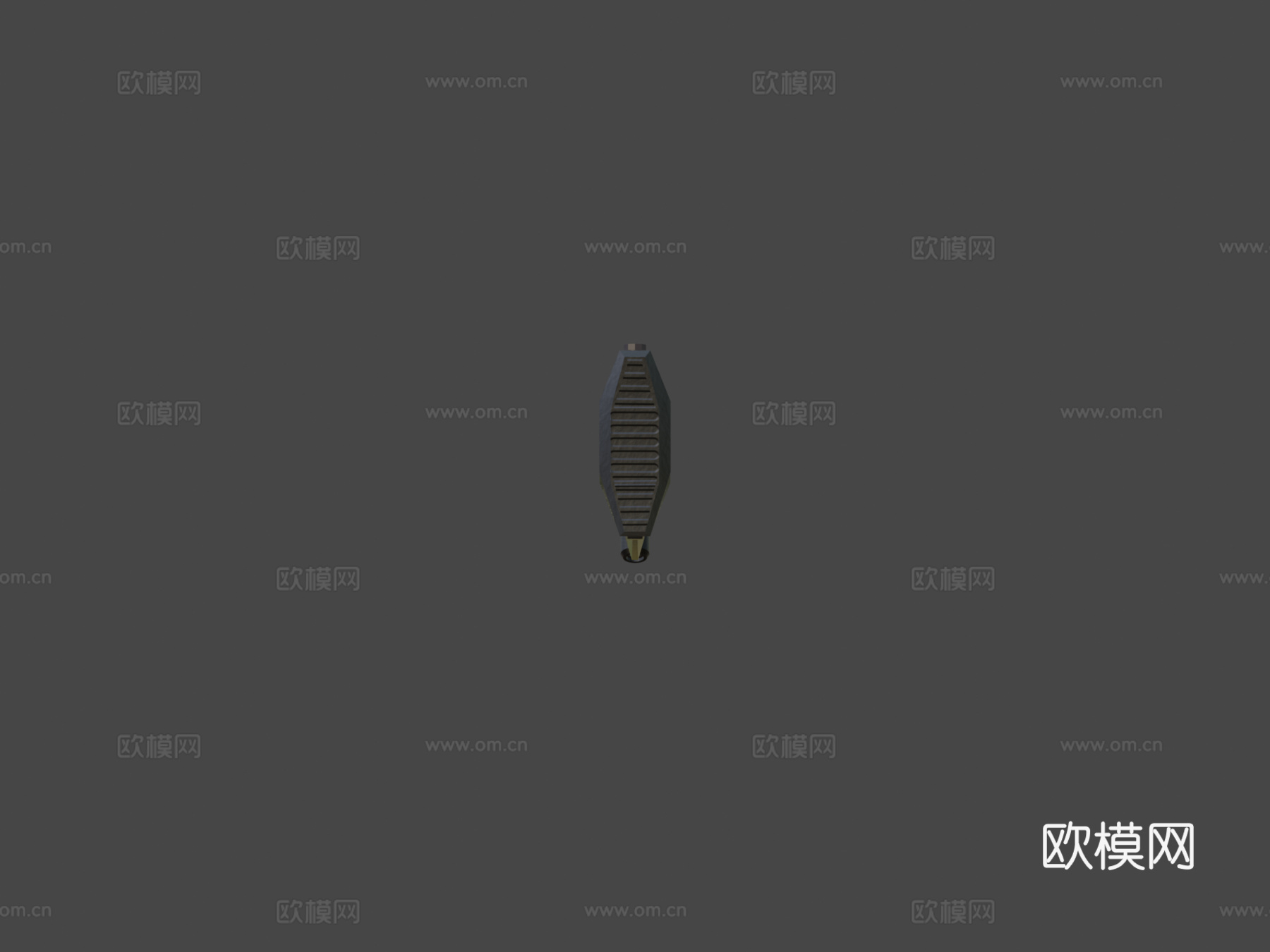 EM90A2激光射线枪3d模型下载（渲染图5）