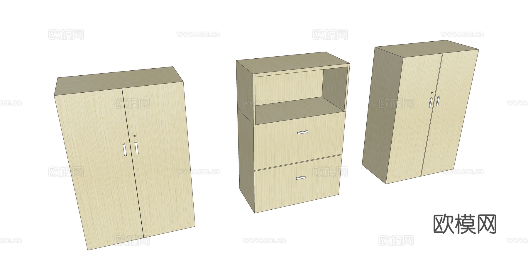 文件柜 办公家具su模型
