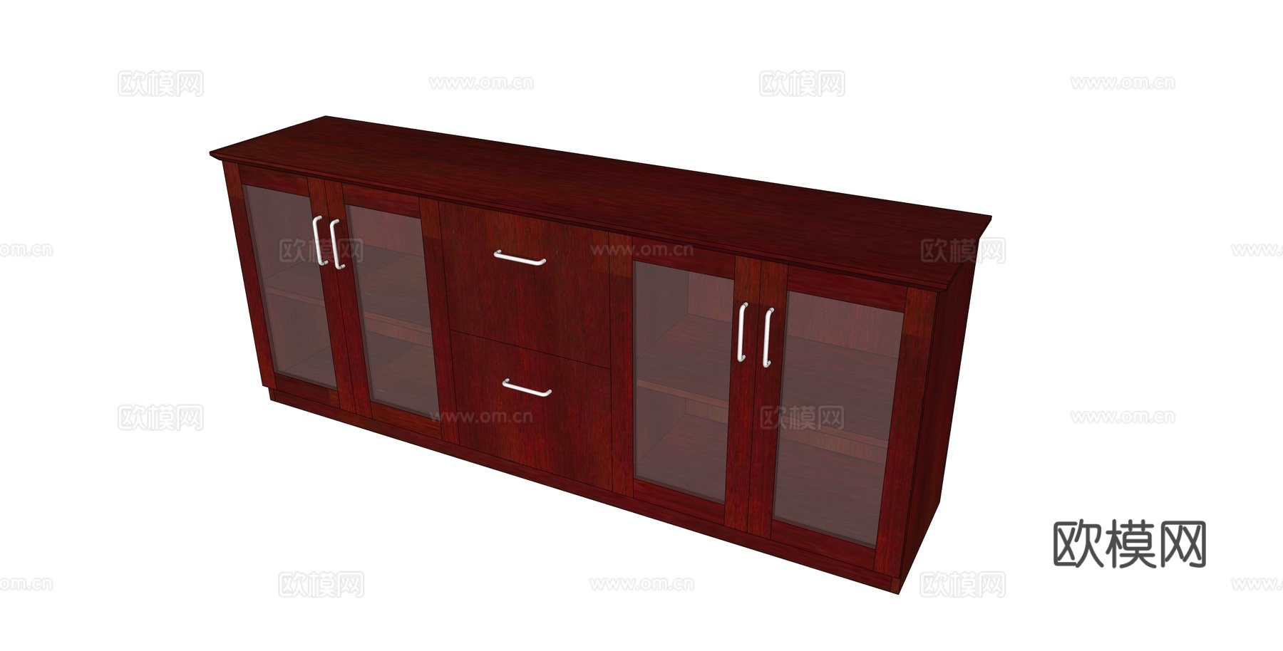 文件柜 办公家具su模型下载