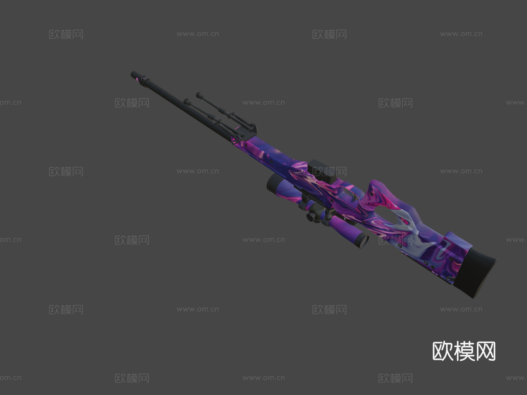 AWP导火索3d模型下载（渲染图5）