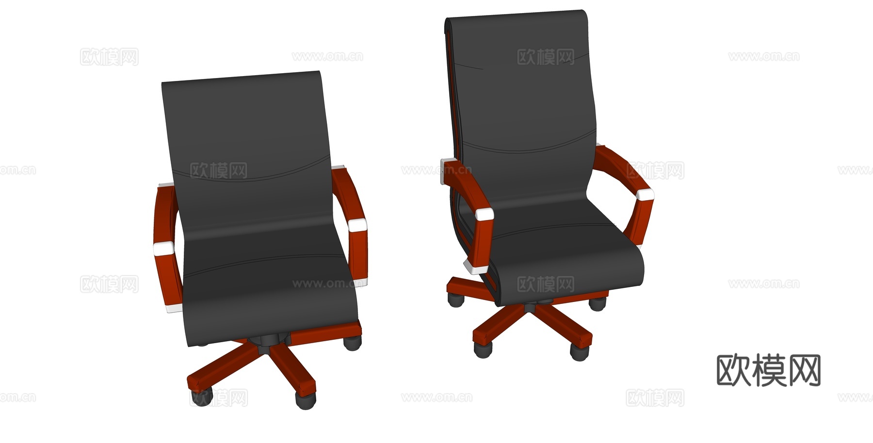 办公椅 办公家具su模型下载