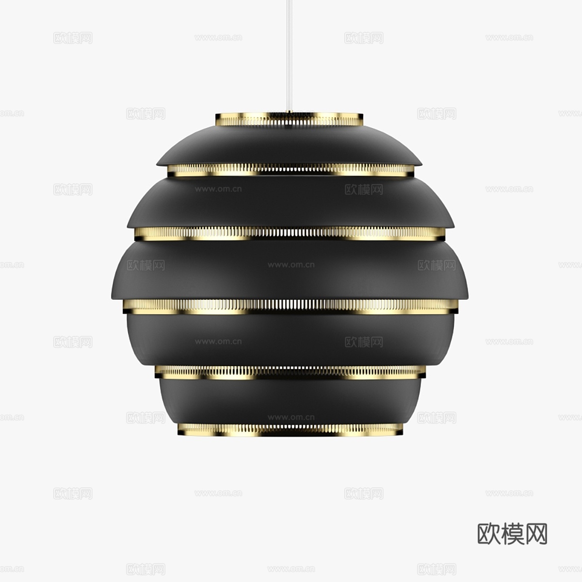 蜂巢吊灯 A331 由 Artek 设计3d模型下载