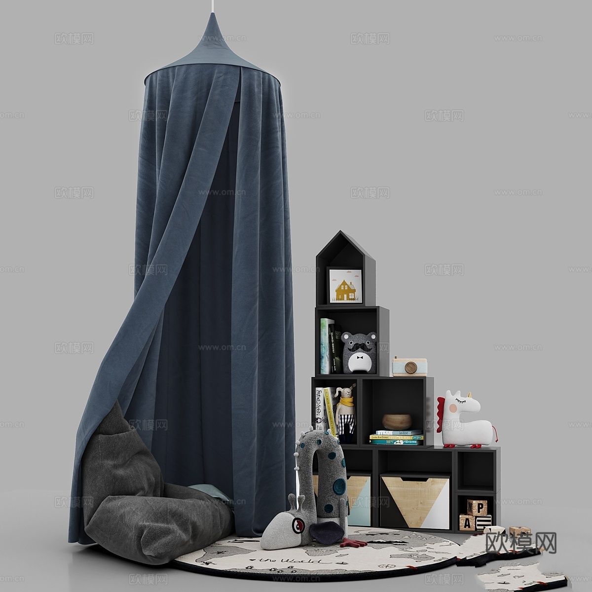 游戏天篷3d模型下载