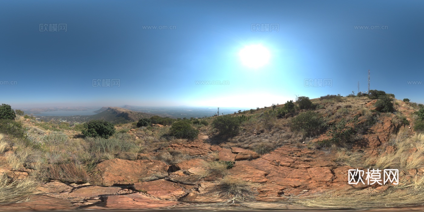 户外天空城镇远景大山自然风景