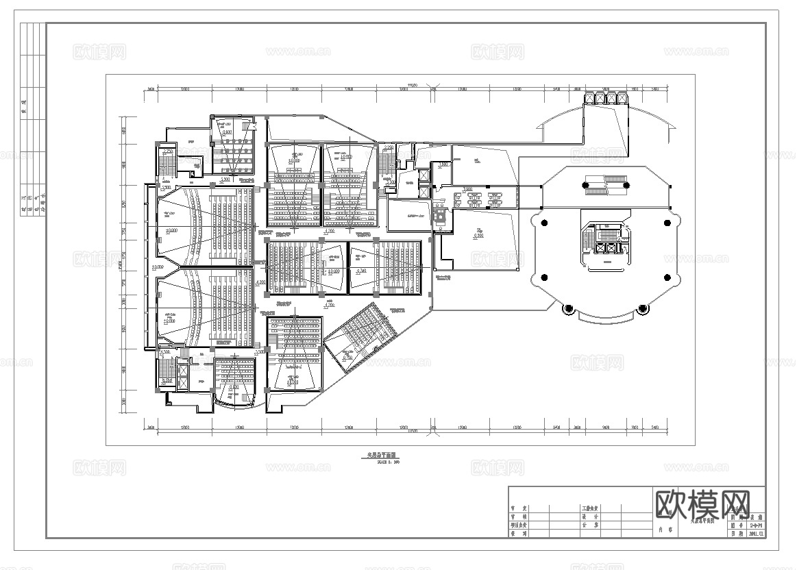 电影院 最新全套施工图 合集cad施工图