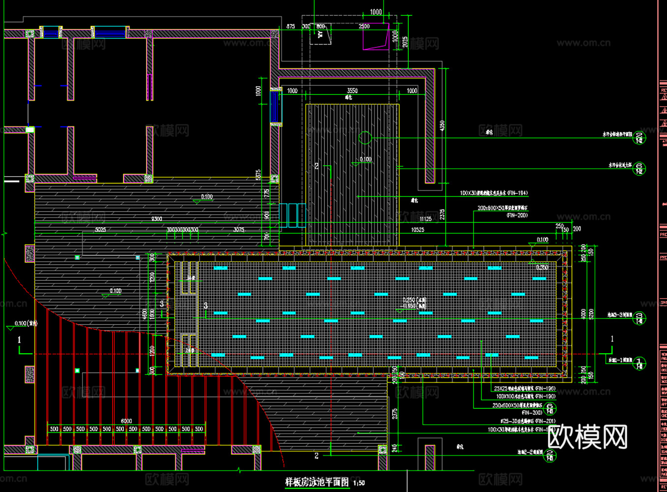 20套游泳池CAD图纸2026最新整理合集cad施工图