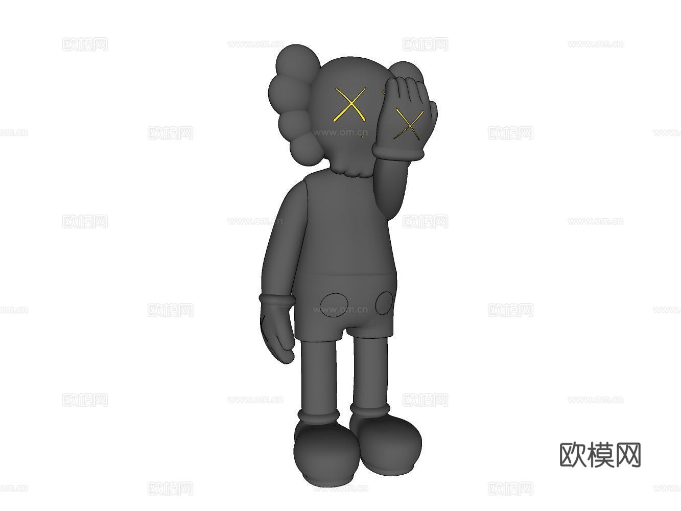 茶几沙发休闲椅摆件su模型