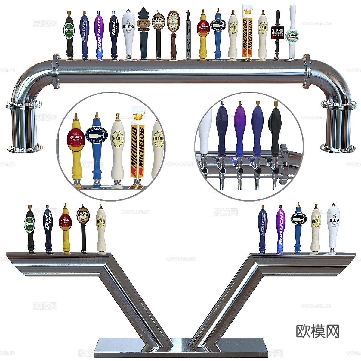 Elbe & Longhorn啤酒设备3d模型下载