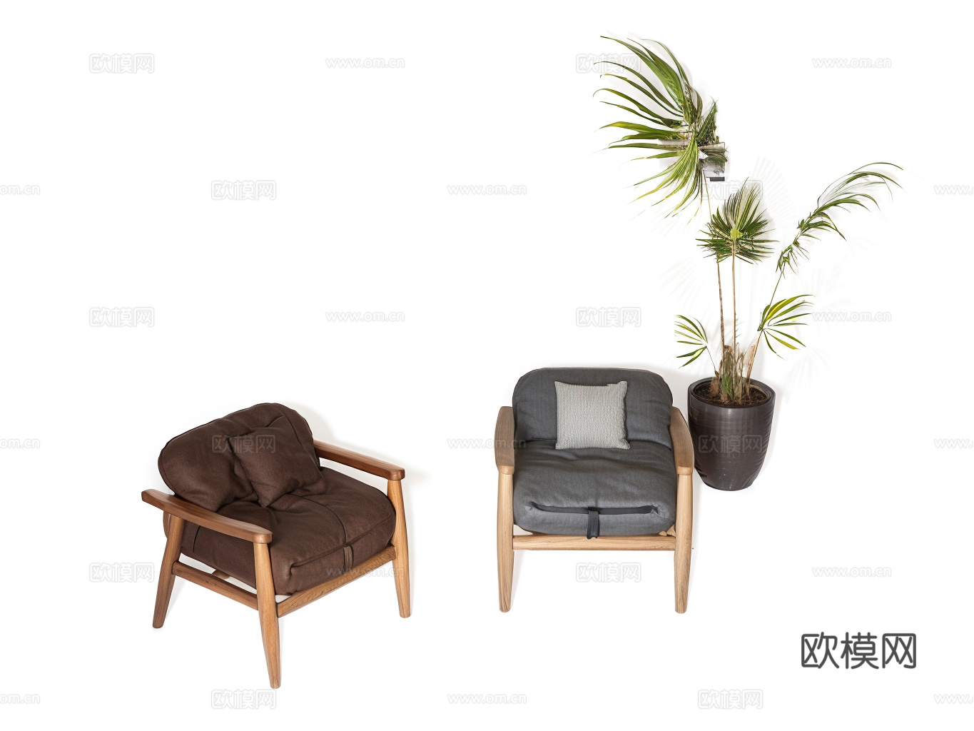 沙发茶几su模型