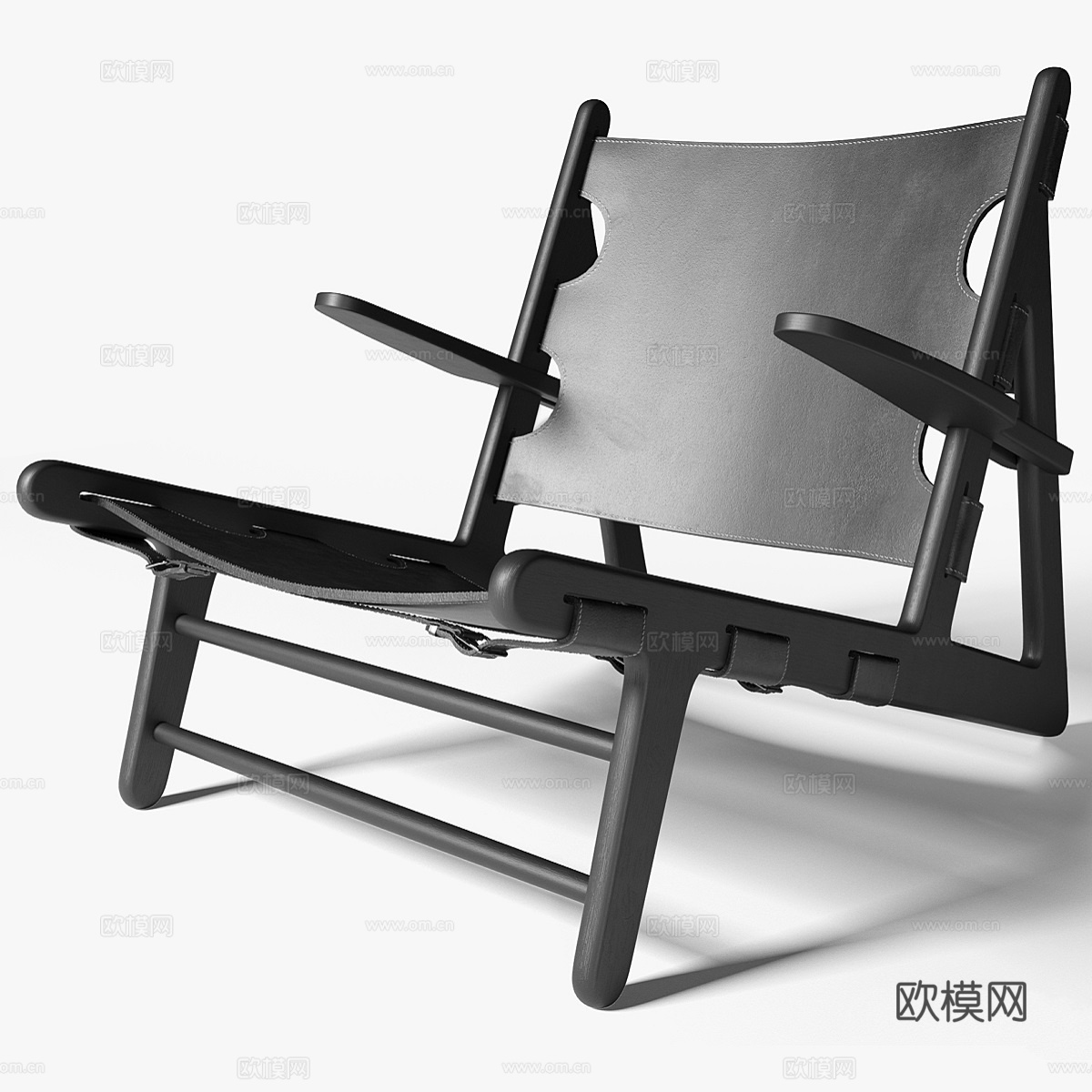 狩猎小屋椅3d模型下载