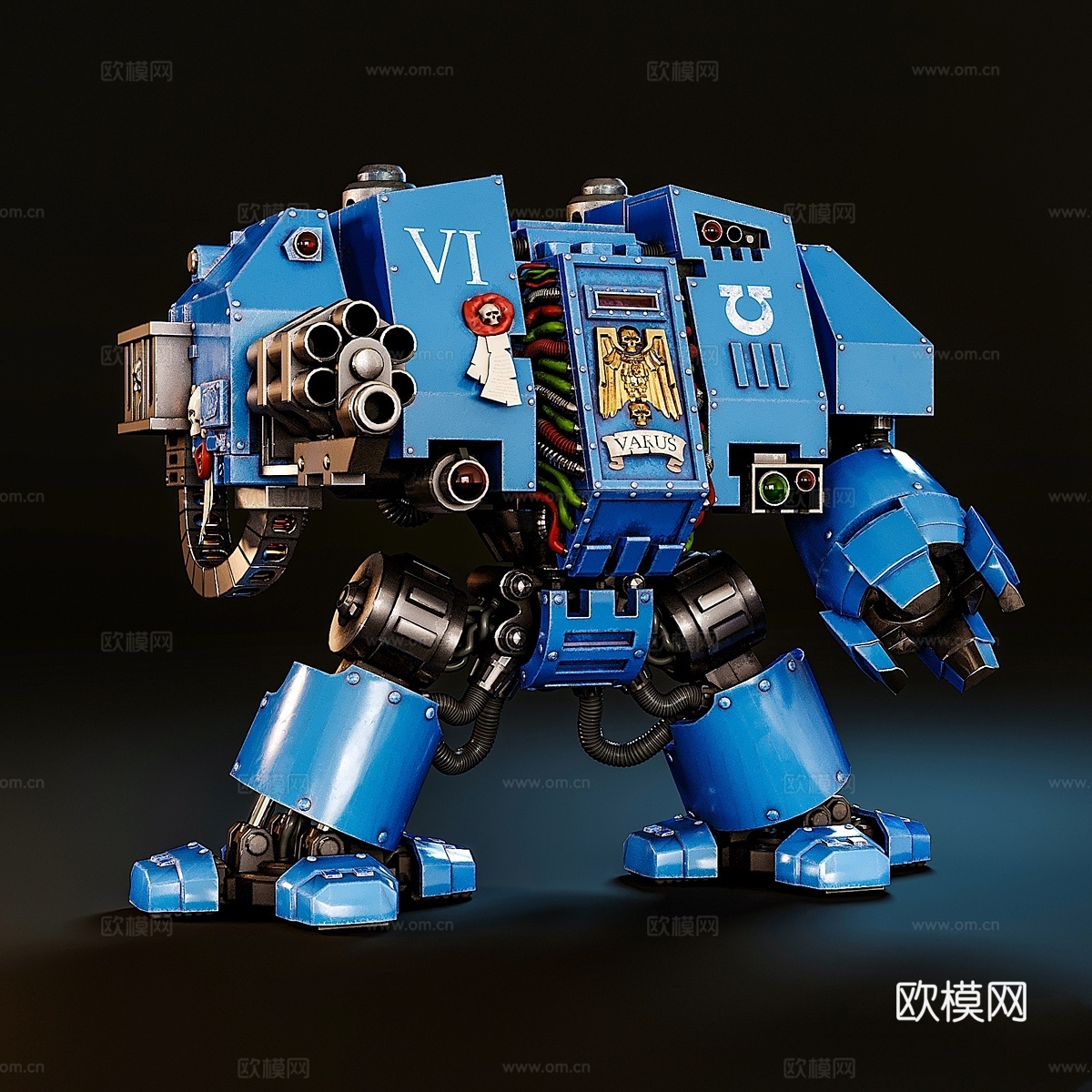 无畏级太空陆战队3d模型下载