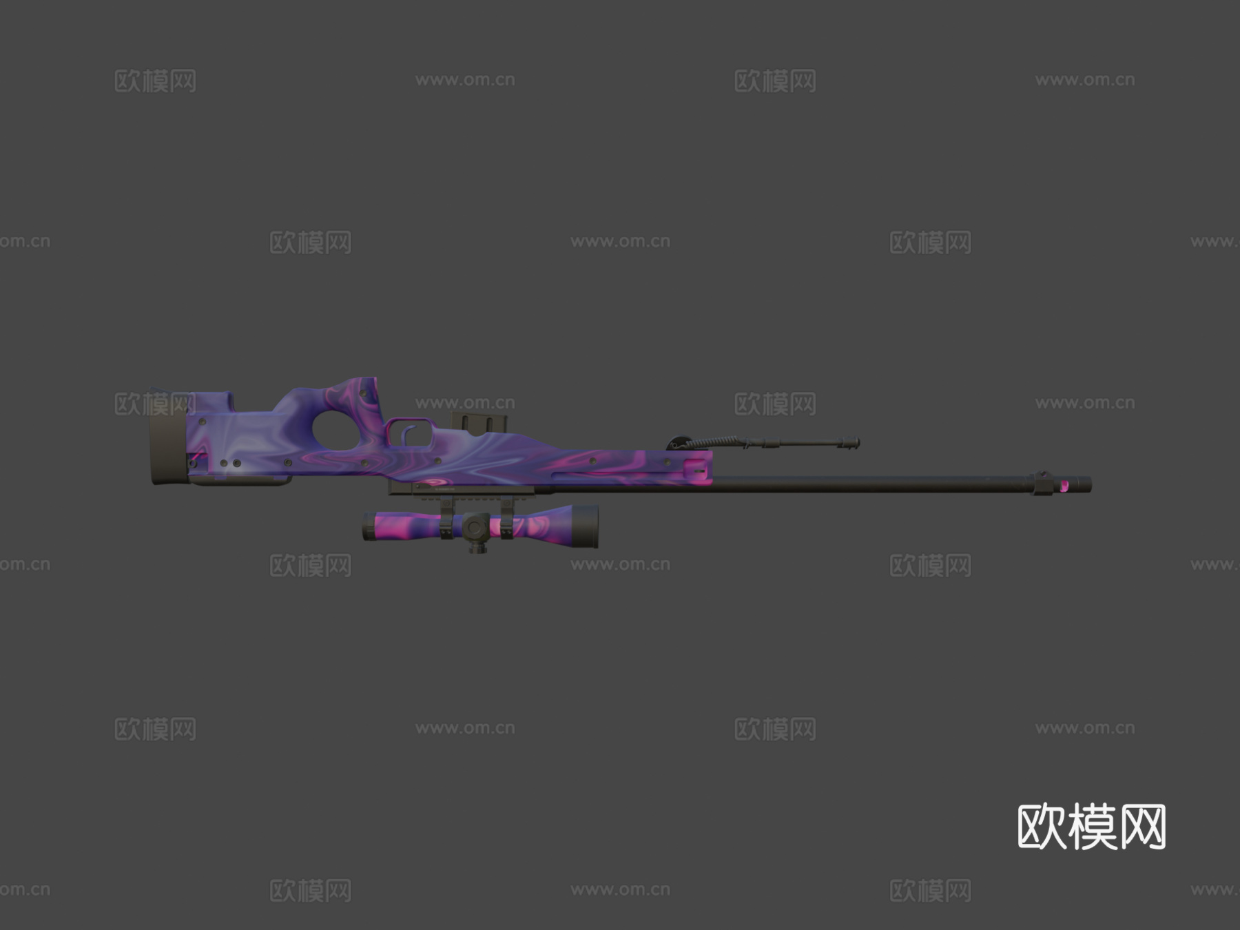 AWP导火索3d模型下载（渲染图6）