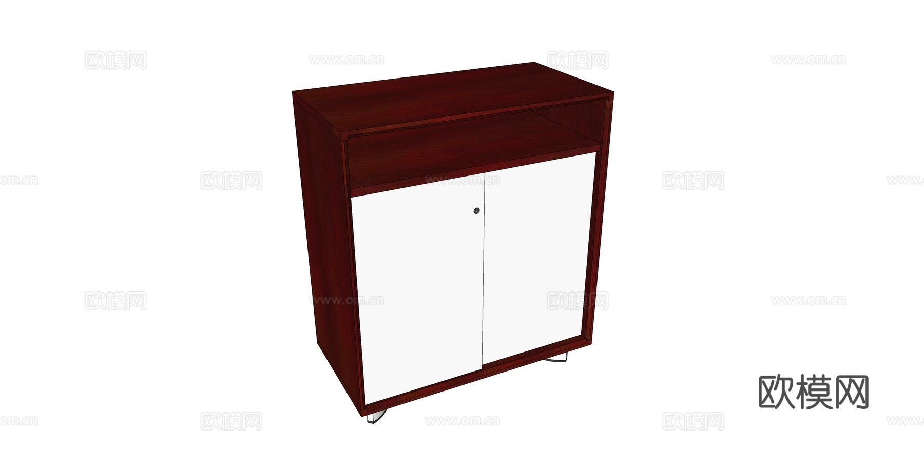 文件柜 办公家具su模型下载