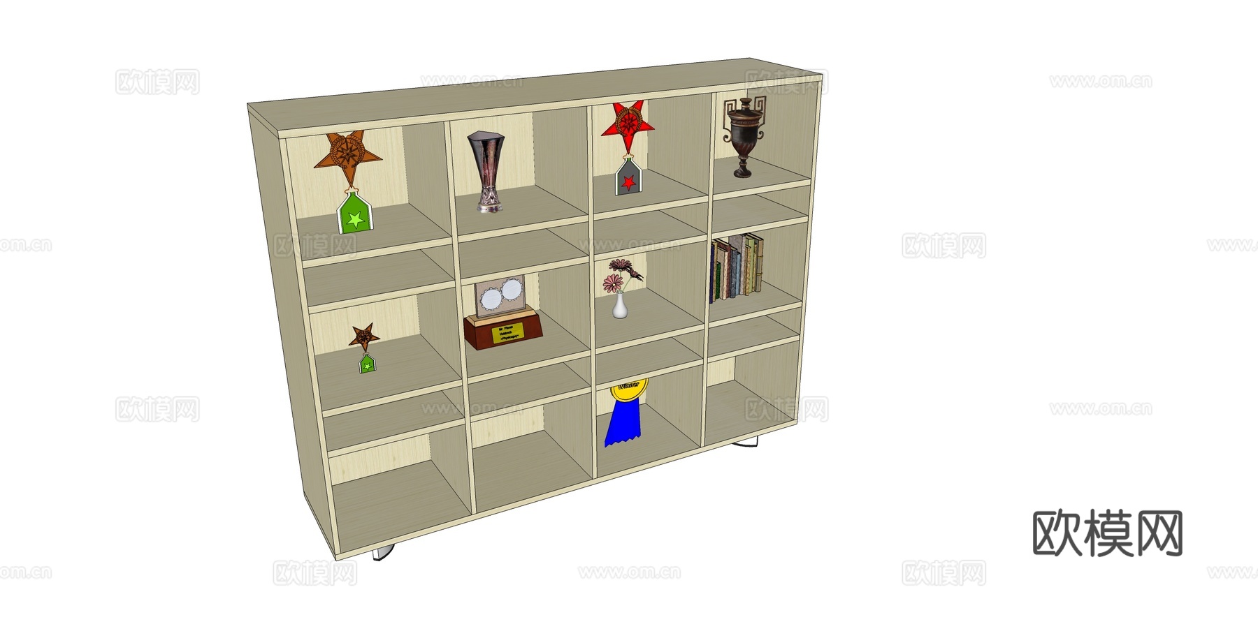 文件柜 办公家具su模型下载