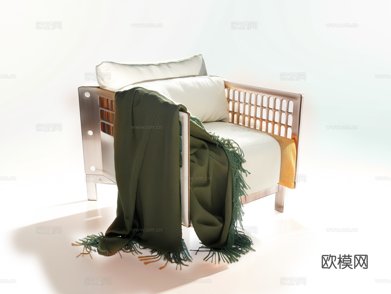 沙发茶几su模型