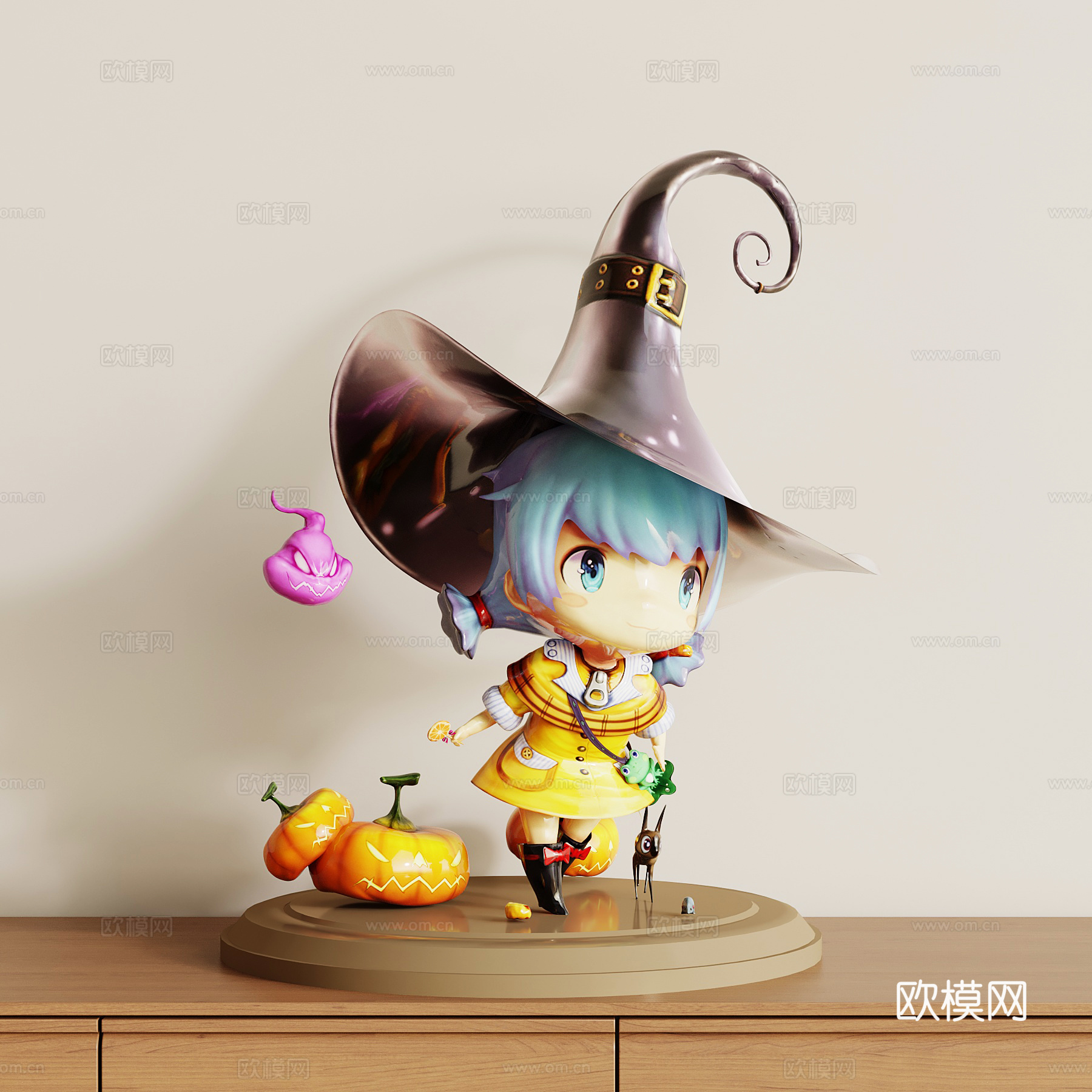 现代摆件 儿童摆件 手办su模型