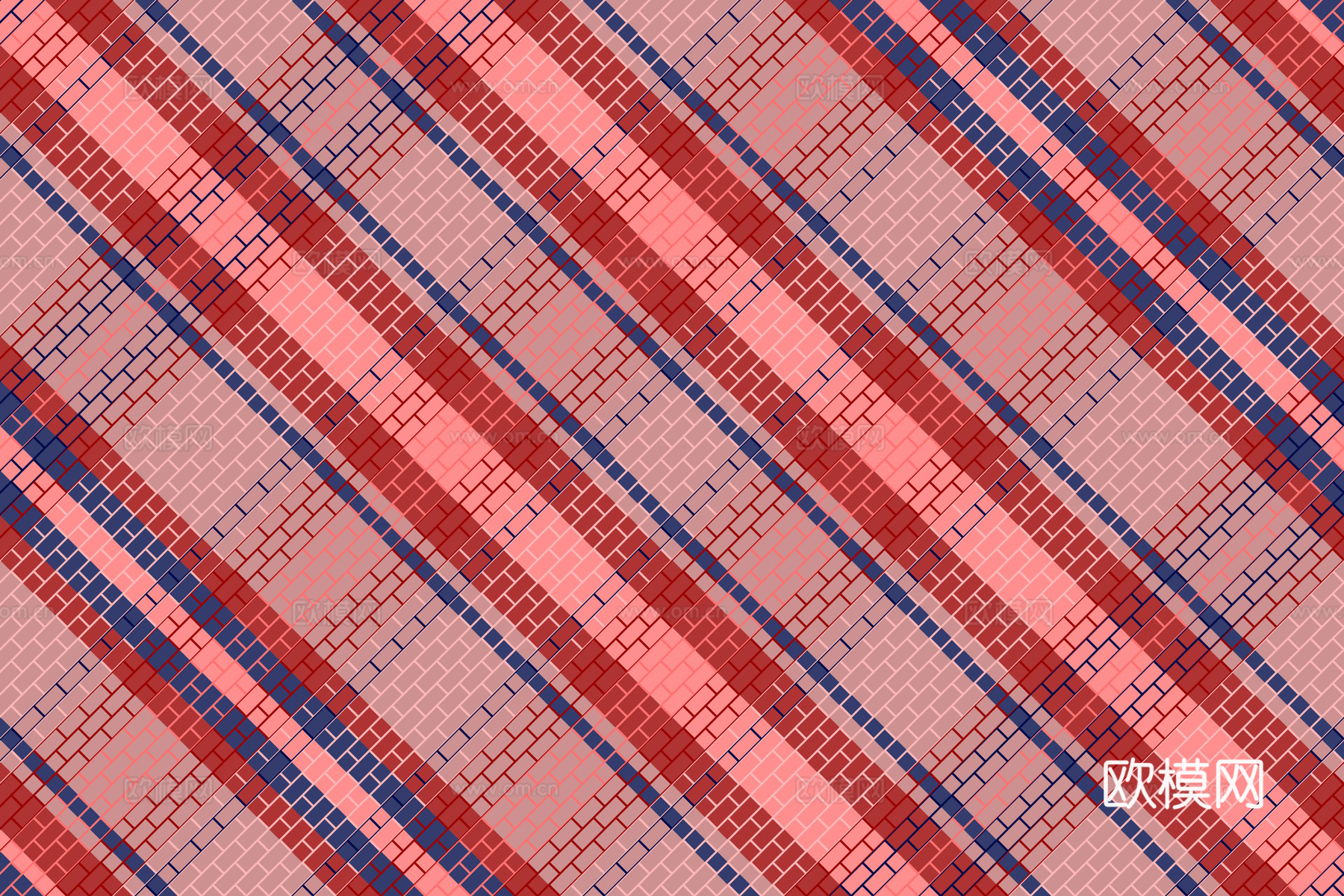 现代简约文艺网格壁纸