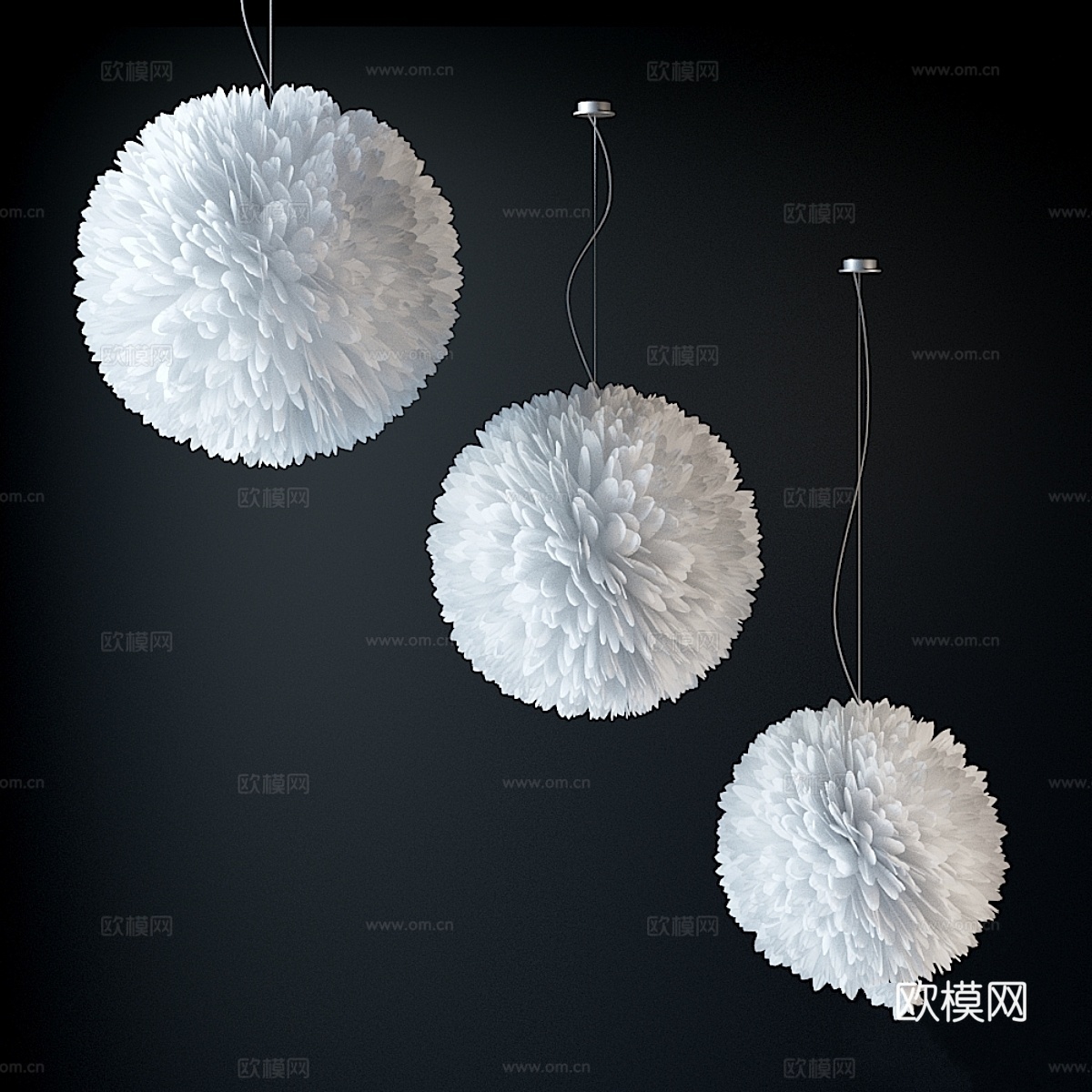 羽饰 383d模型下载