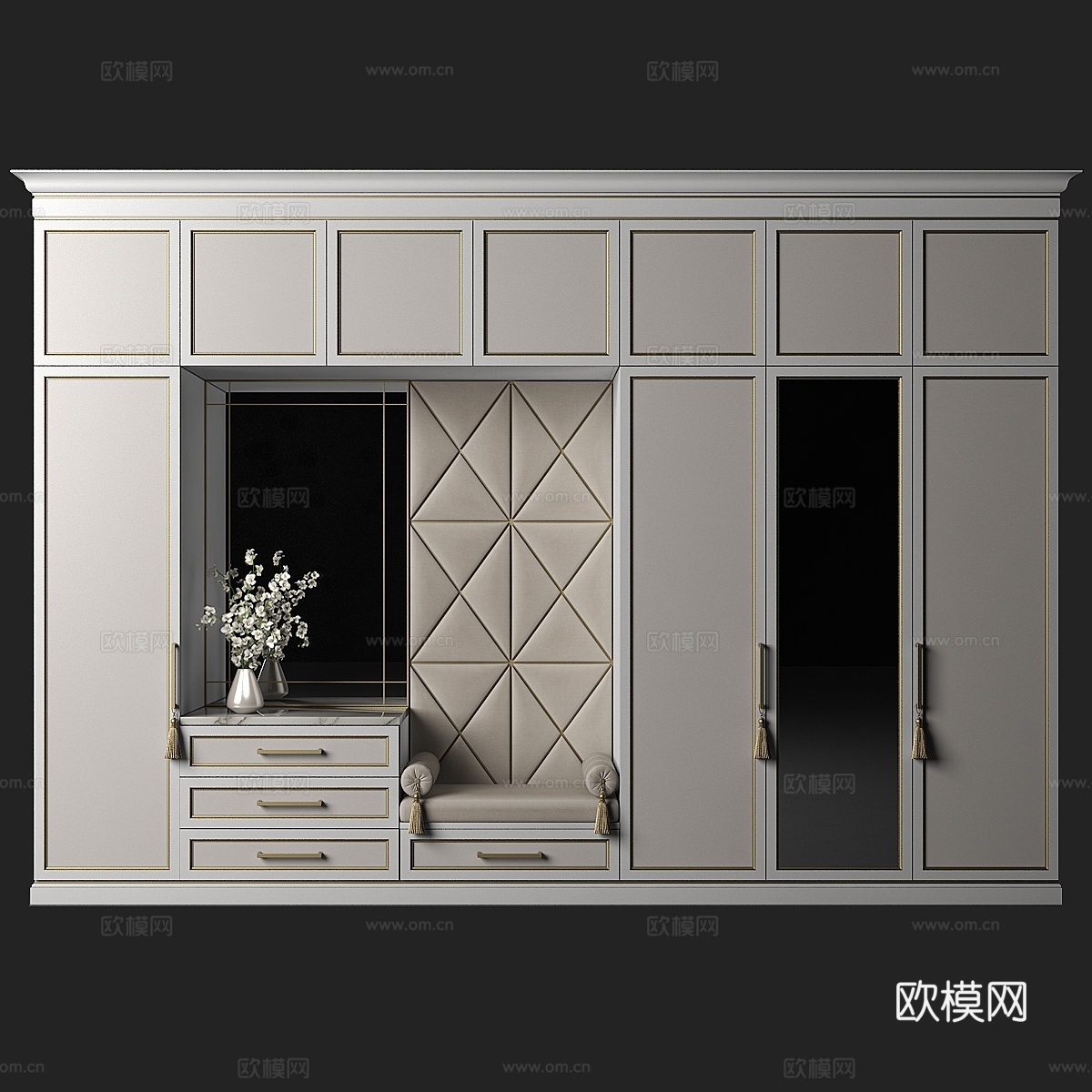 家具组合 503d模型下载