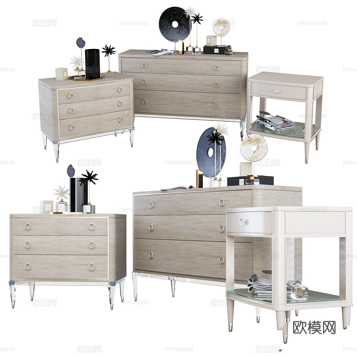 拇指工厂Caracole与装饰3d模型下载