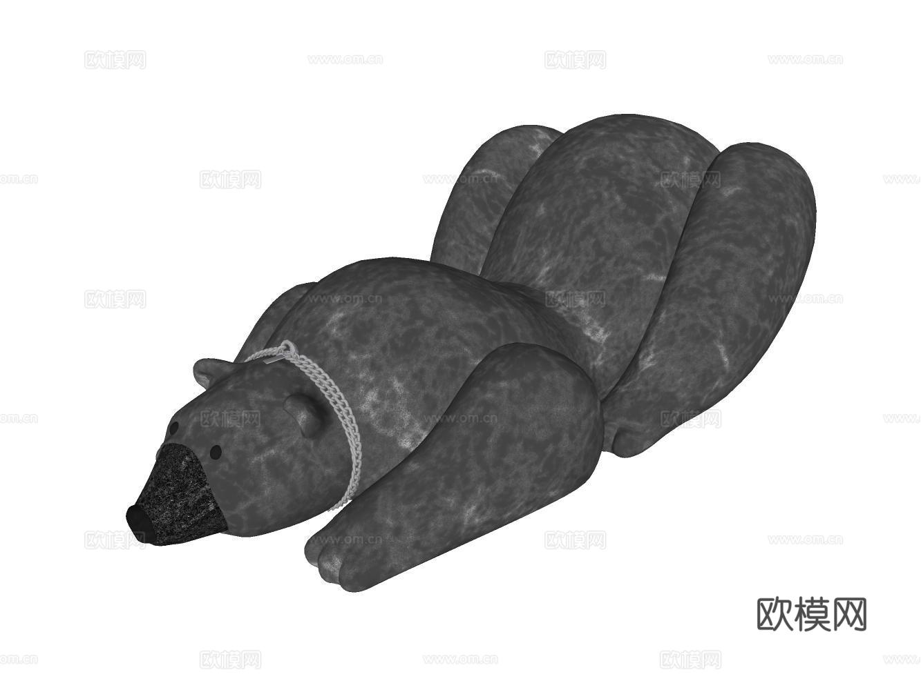 沙发休闲椅茶几su模型下载（渲染图2）