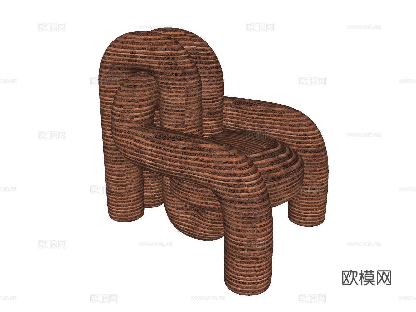 沙发茶几su模型