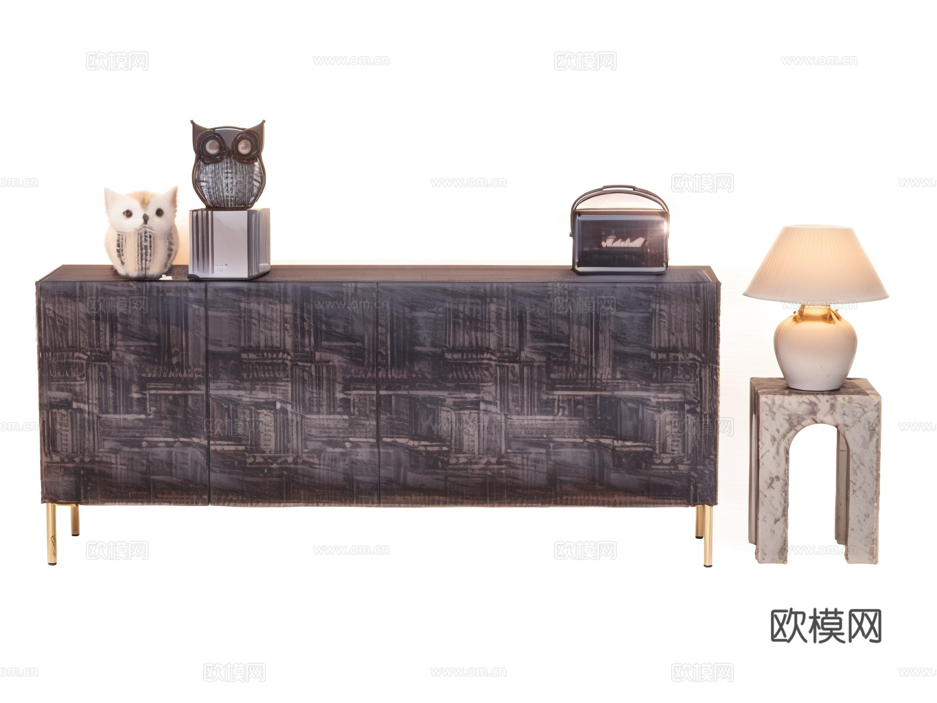 沙发休闲椅茶几su模型