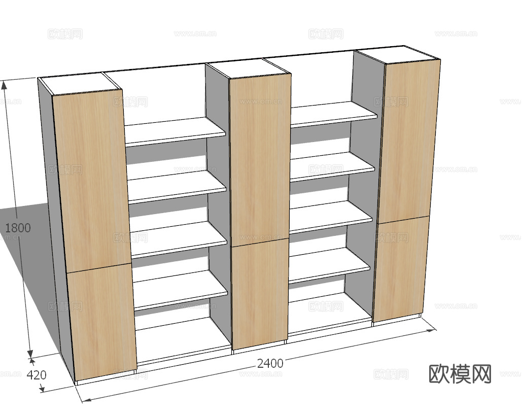 文件柜 办公家具su模型