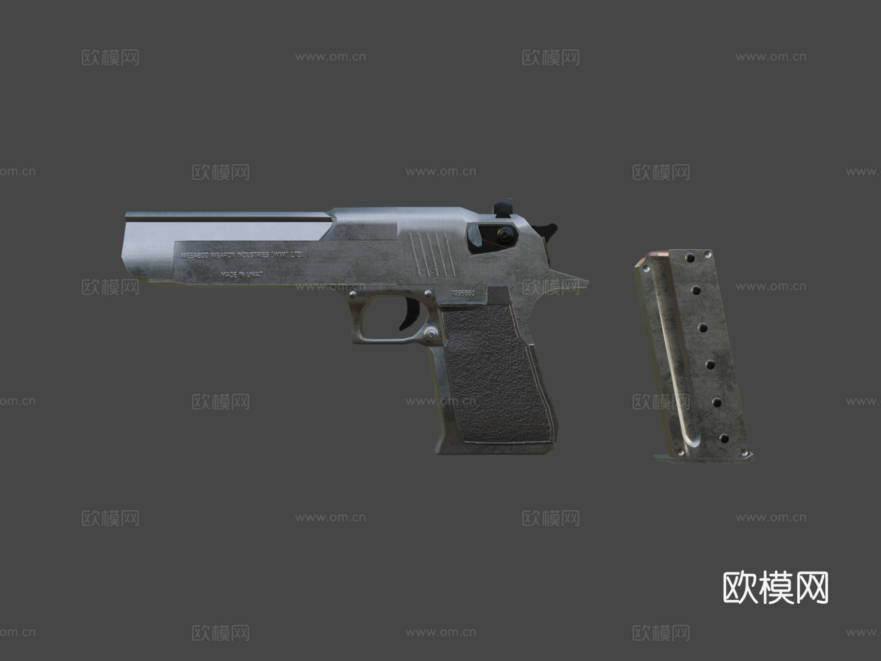 沙漠之鹰v2.03d模型下载（渲染图7）