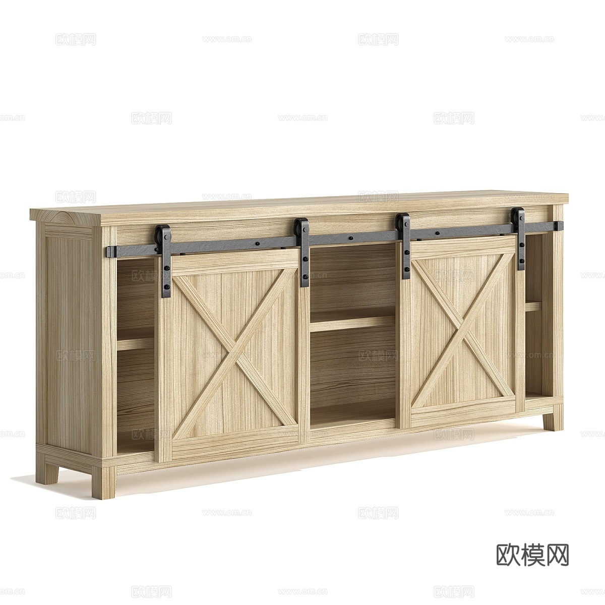 客厅智能标准阁楼柜3d模型下载