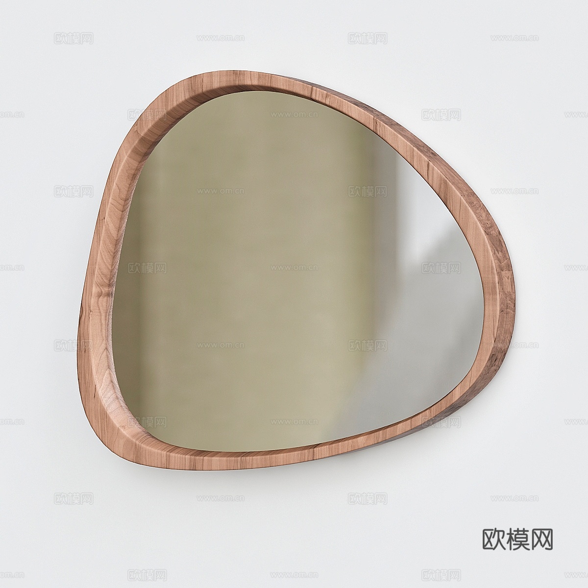 中世纪不对称壁镜3d模型下载