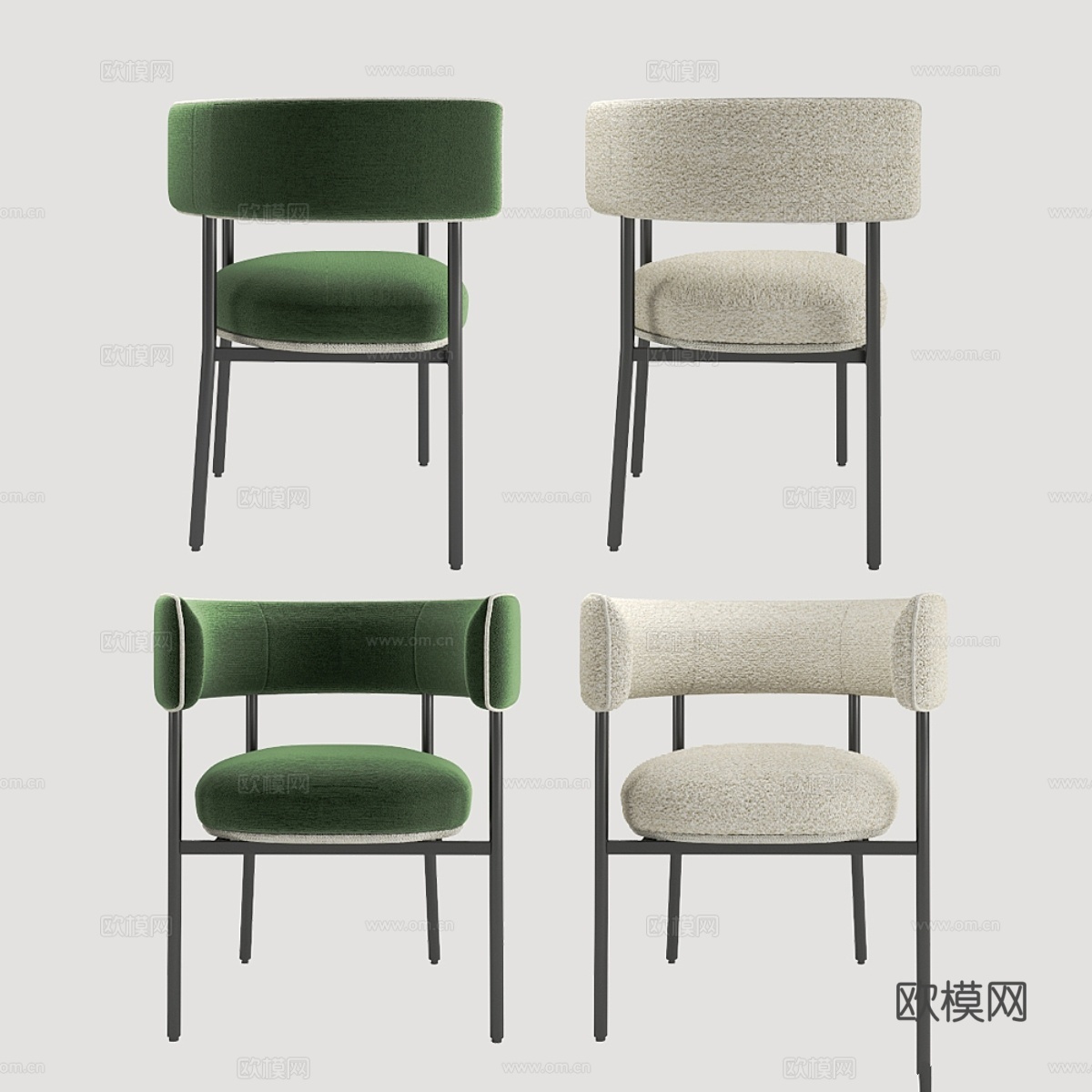 Mobel Copenhagen 字体常规款3d模型下载