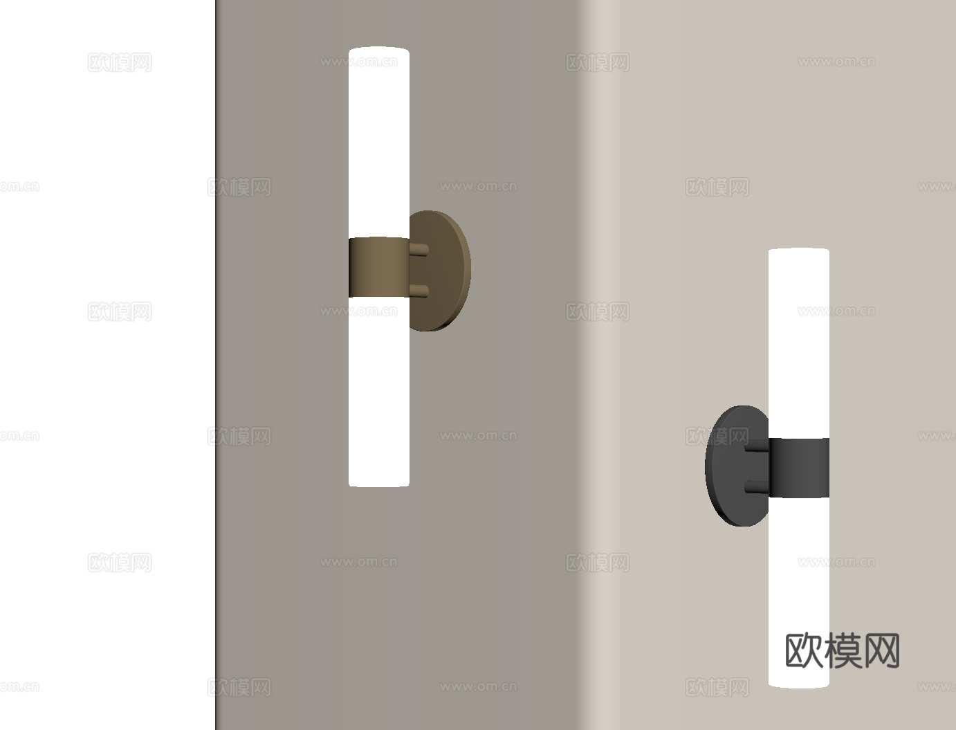 现代意式壁灯 床头壁灯su模型