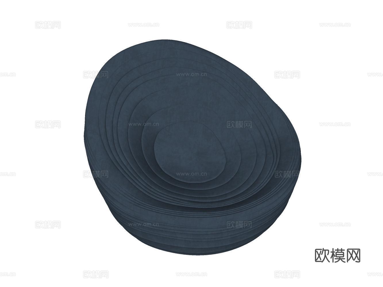 沙发茶几su模型