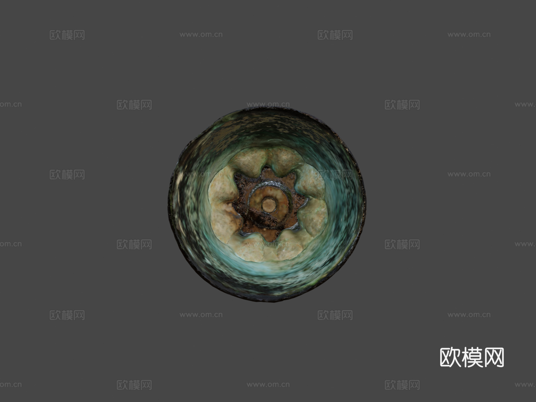 战壕艺术装饰炮弹1915年3d模型下载（渲染图6）