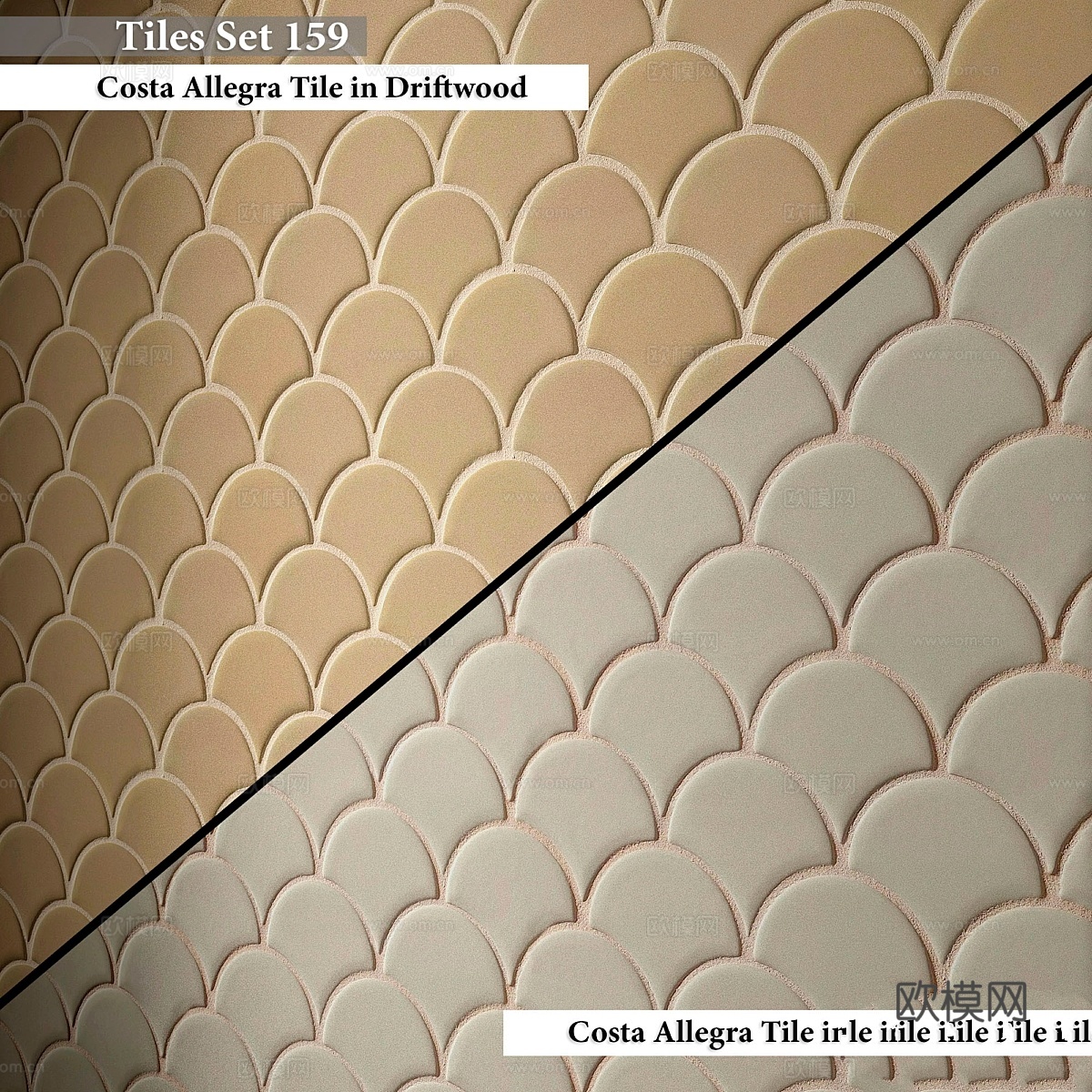 瓷砖套装1593d模型下载