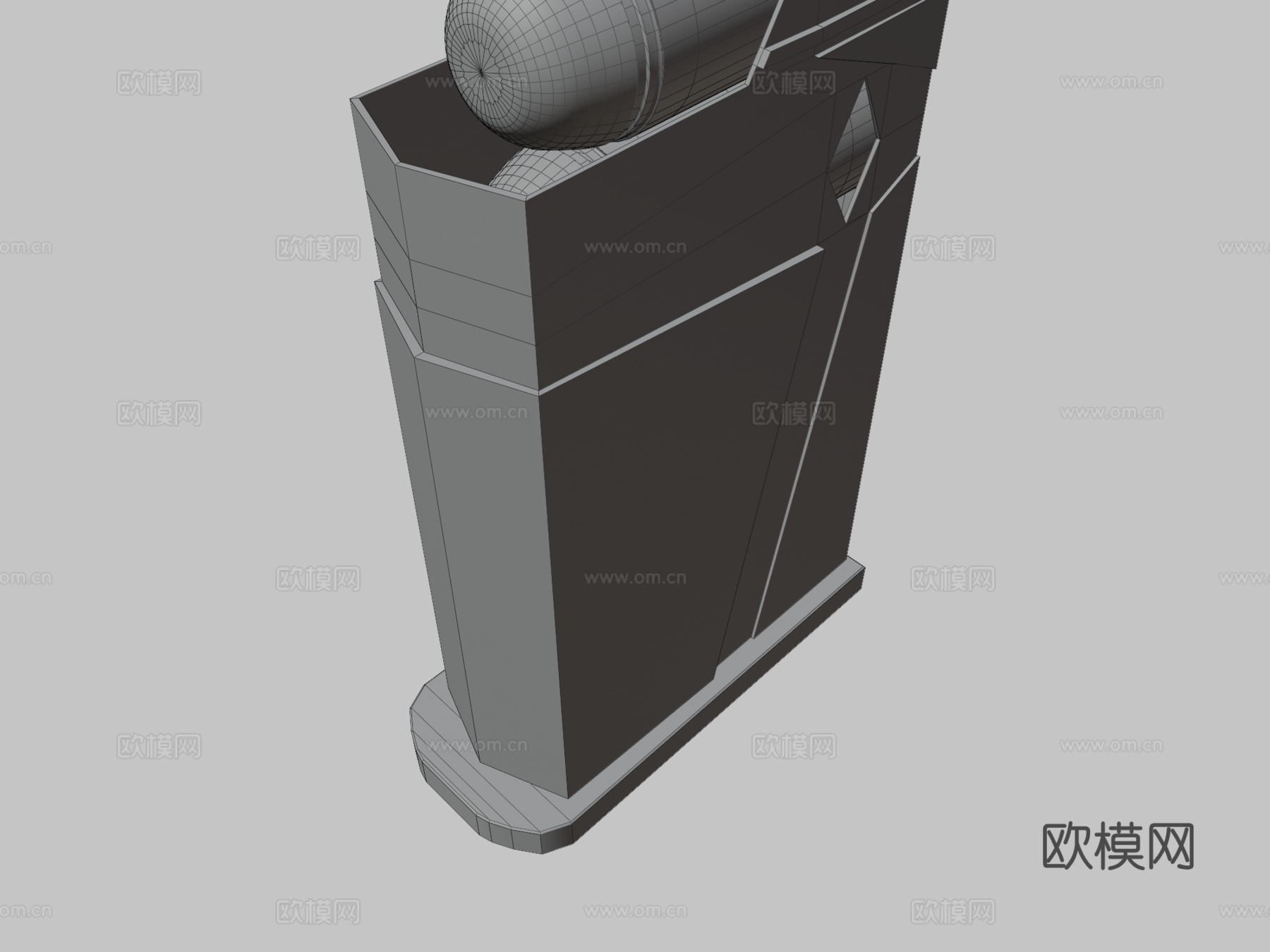 未来弹匣3d模型下载（渲染图3）
