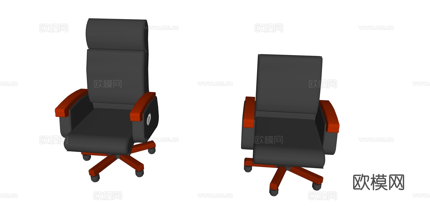 办公椅 办公家具su模型