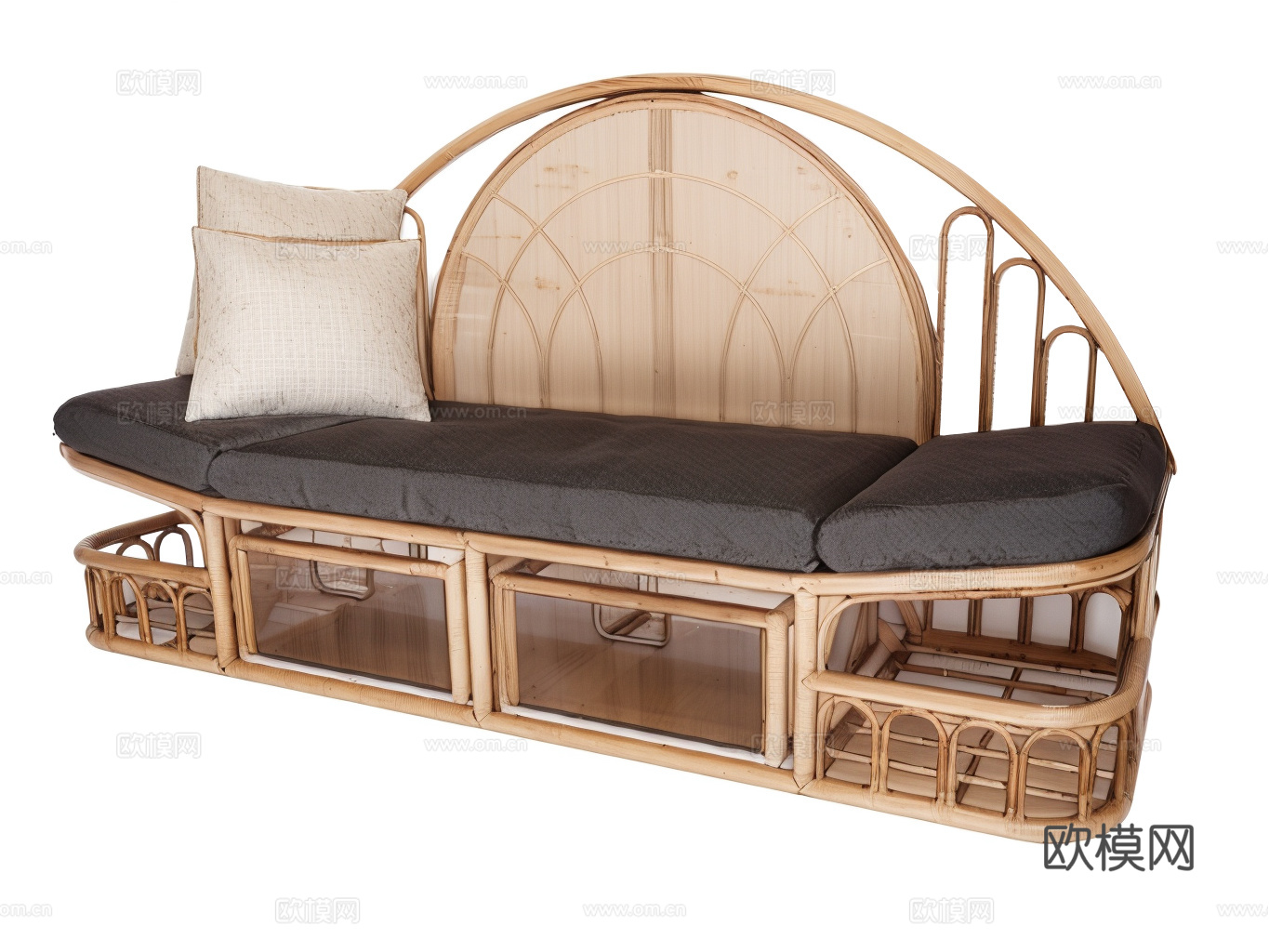 沙发su模型下载（渲染图1）