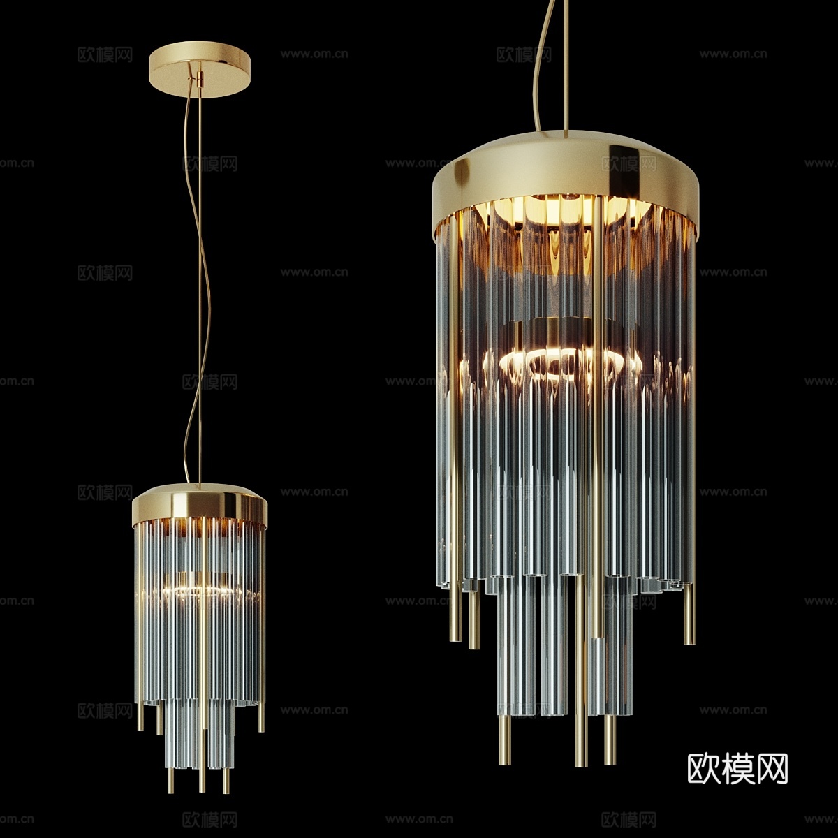 Pharo吊灯3d模型下载