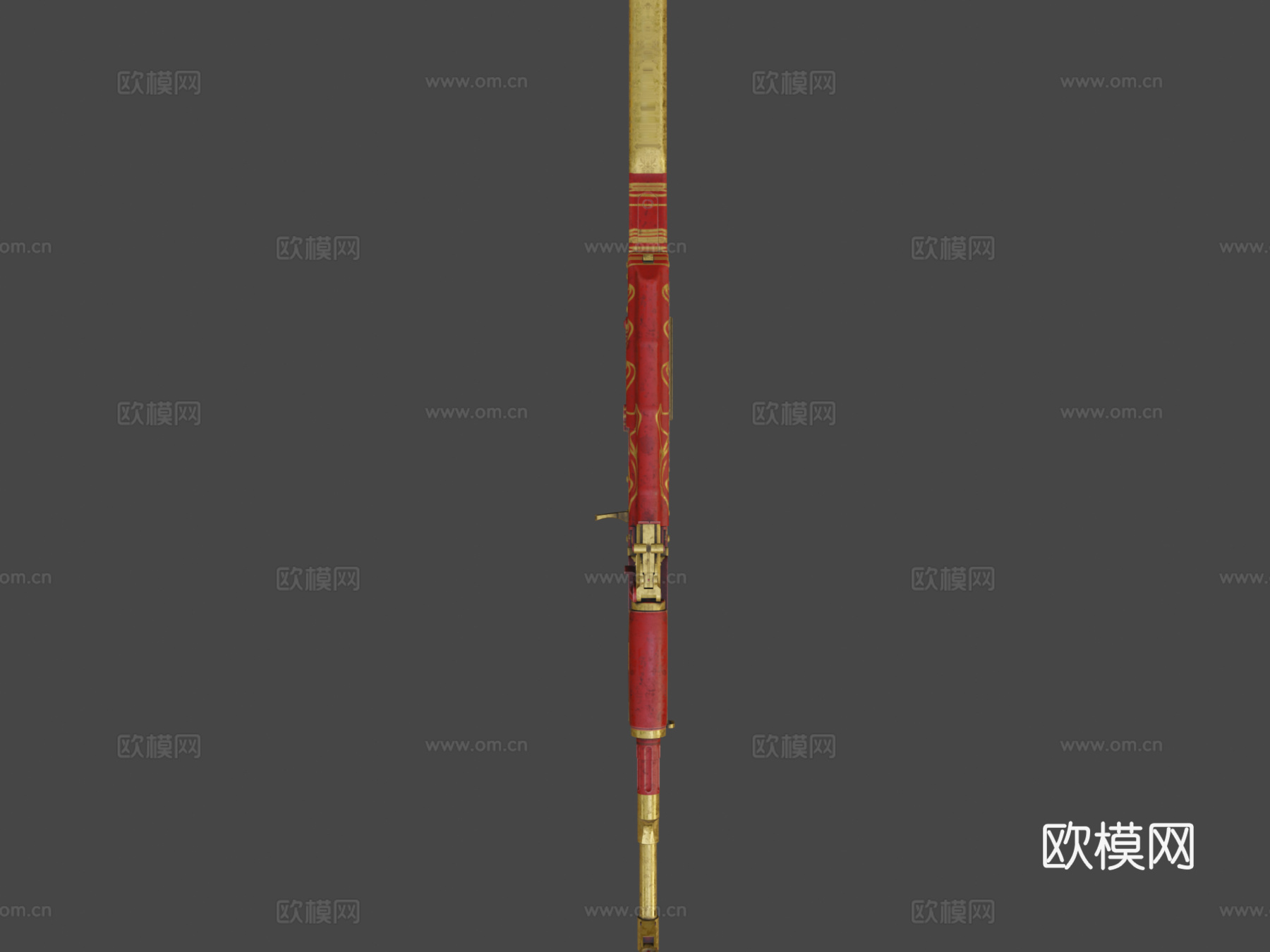 AK47鬼龙3d模型下载（渲染图8）