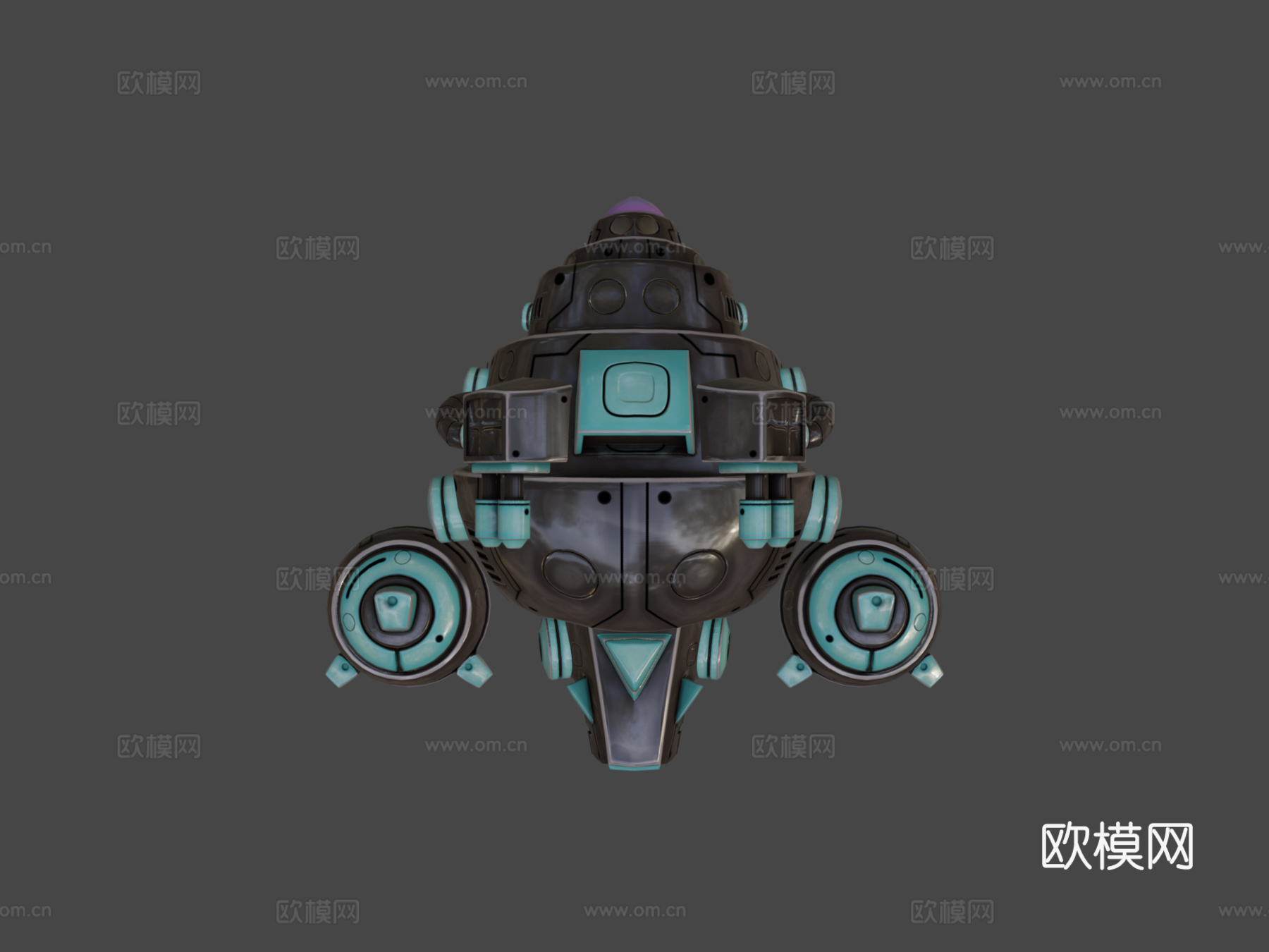 雕齿兽3d模型下载（渲染图8）